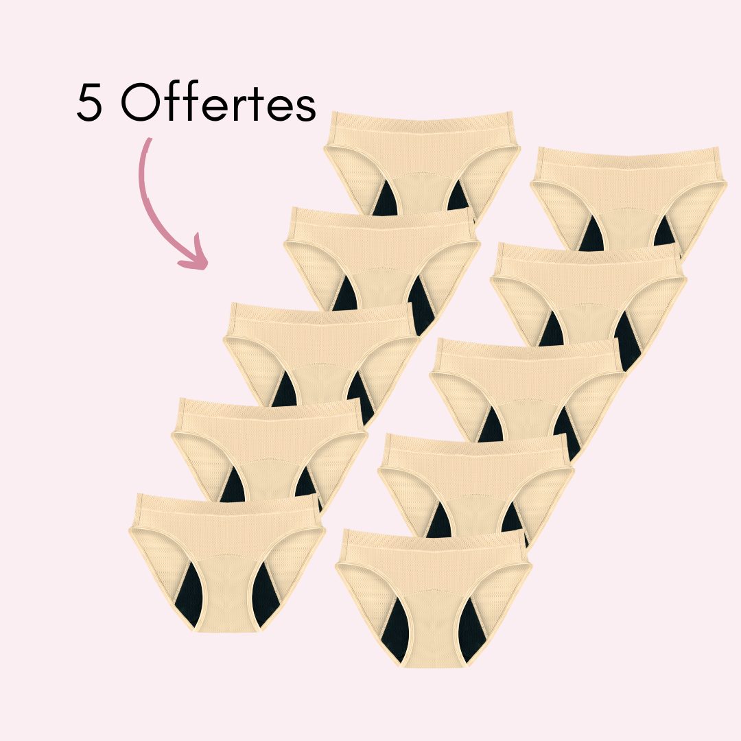 Culotte Menstruelle Respirante Aurore (Nouveauté) Conçue avec nos clientes ✨