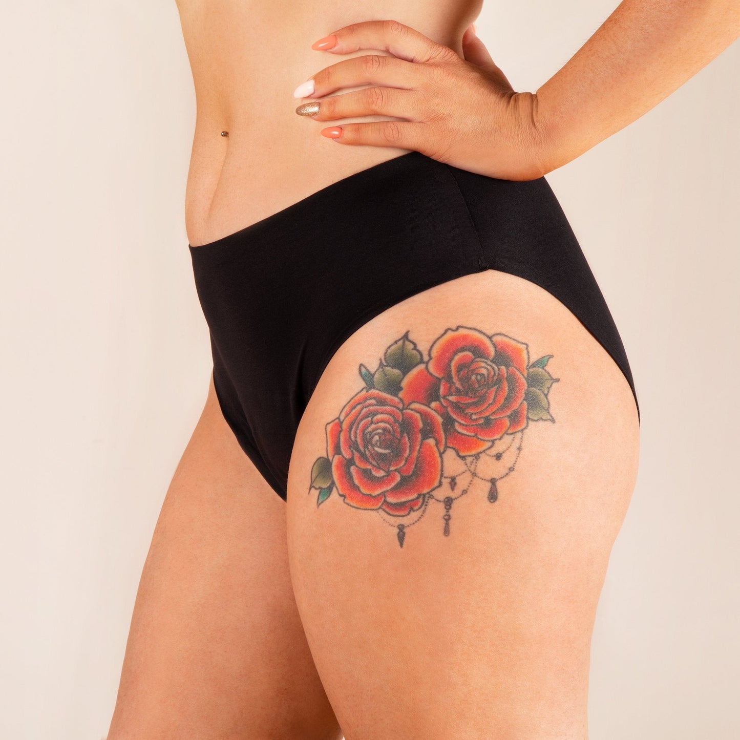 Culotte Menstruelle Nina sans coutures (taille haute)