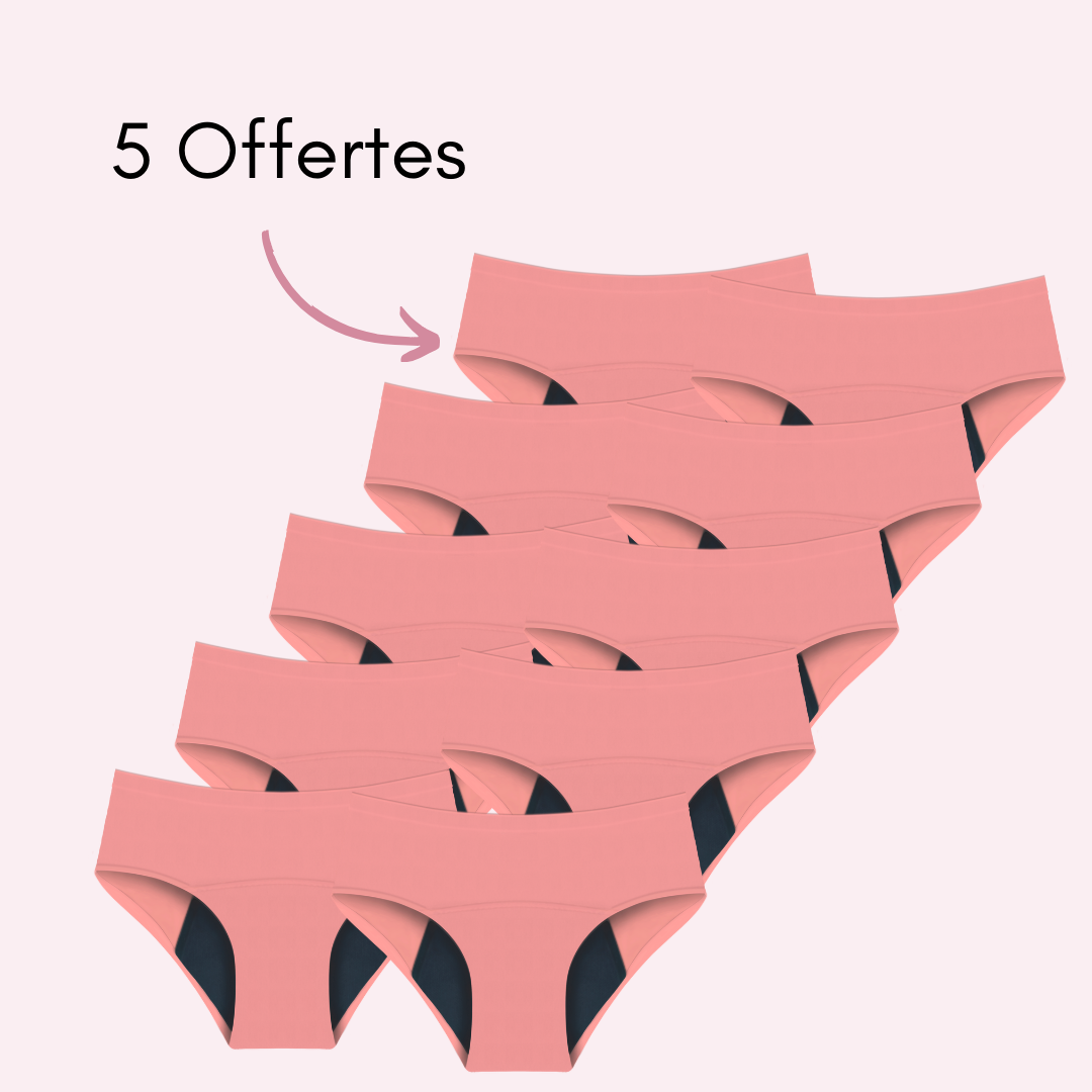 Culotte Menstruelle Nina sans coutures (taille haute)