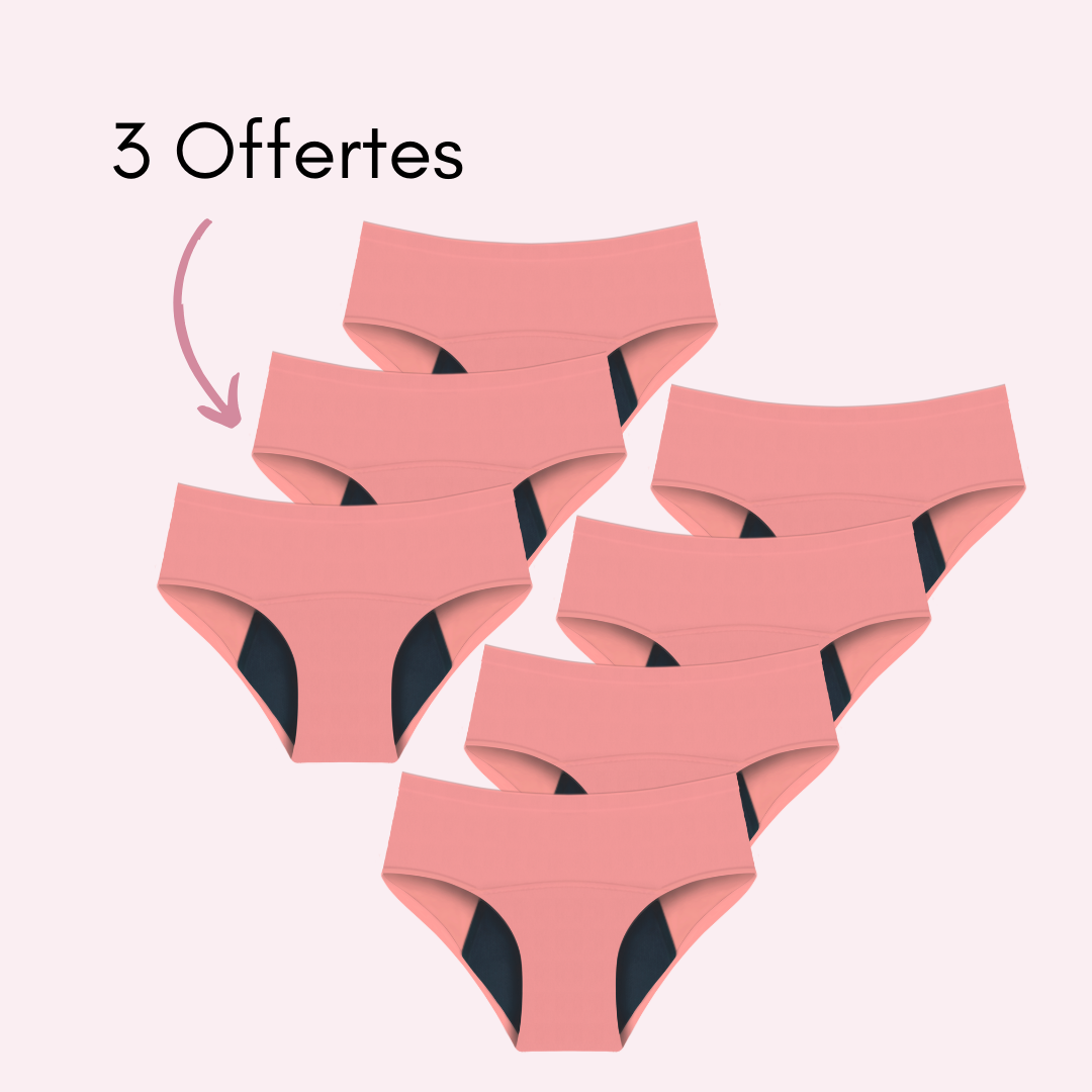 Culotte Menstruelle Nina sans coutures (taille haute)