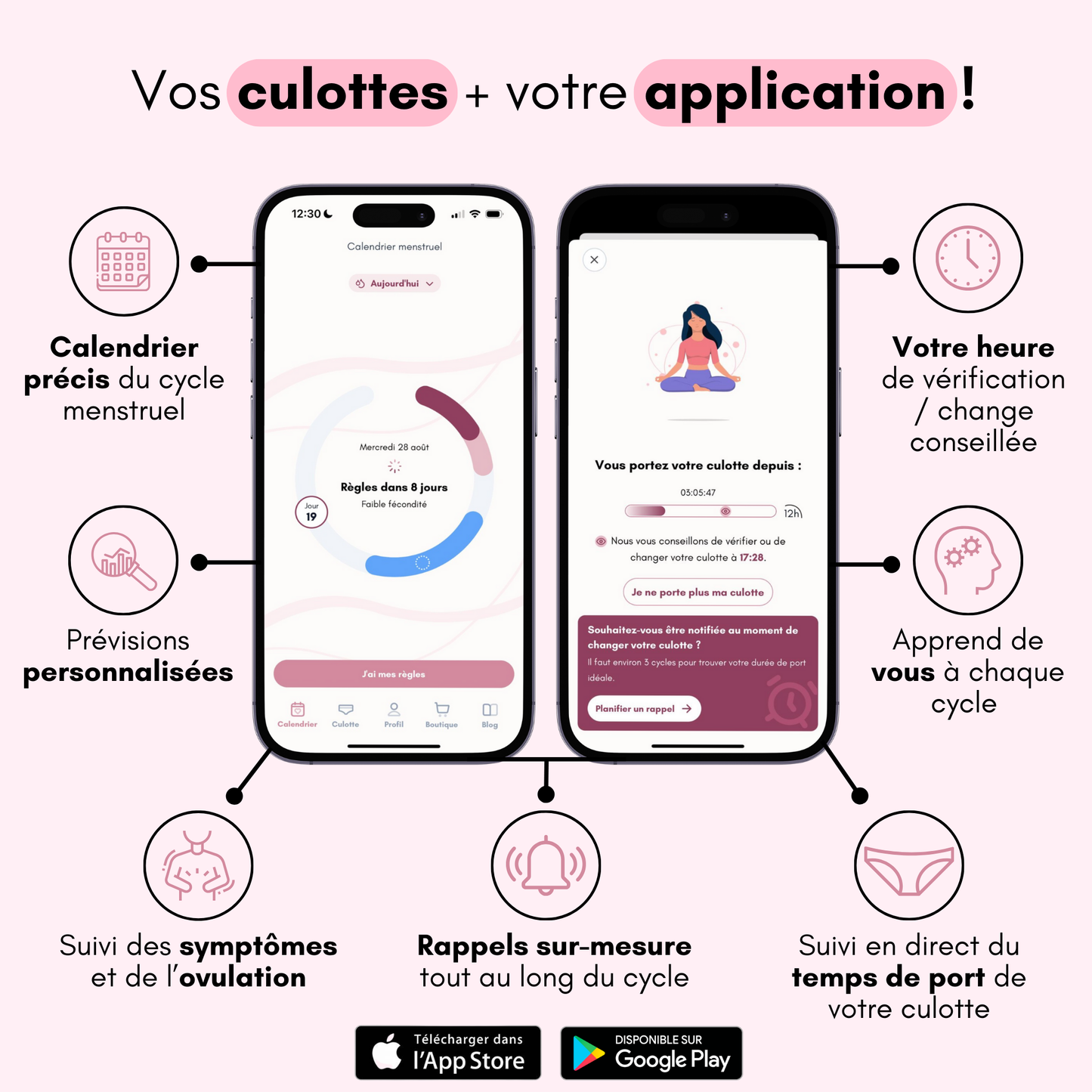 Culotte Menstruelle Respirante Aurore (Nouveauté) Conçue avec nos clientes ✨