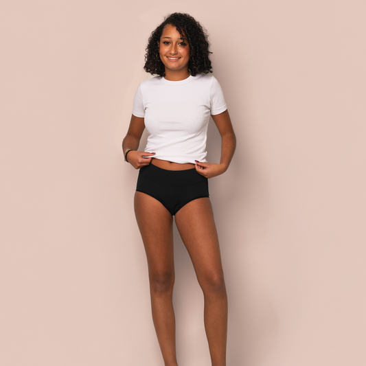 Culotte Menstruelle Respirante Ados Céleste