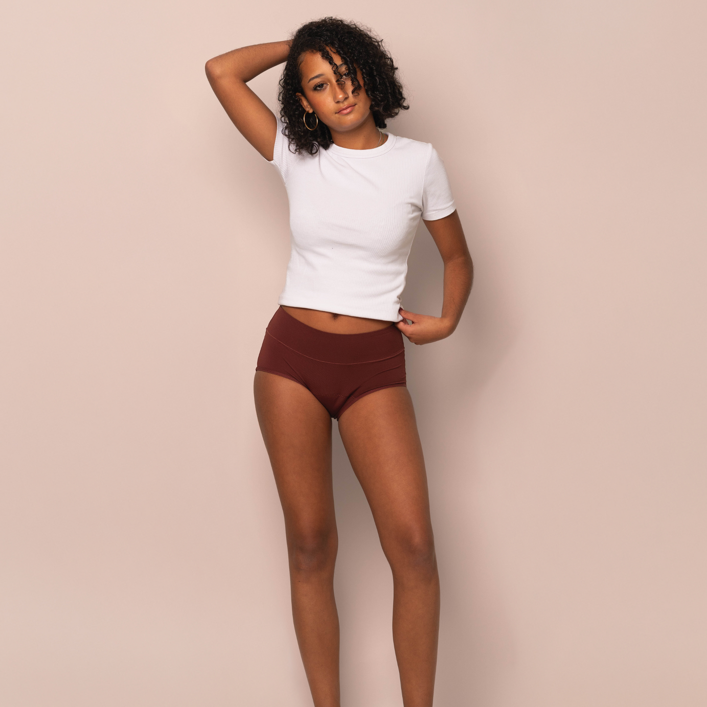 Culotte Menstruelle Respirante Ados Céleste
