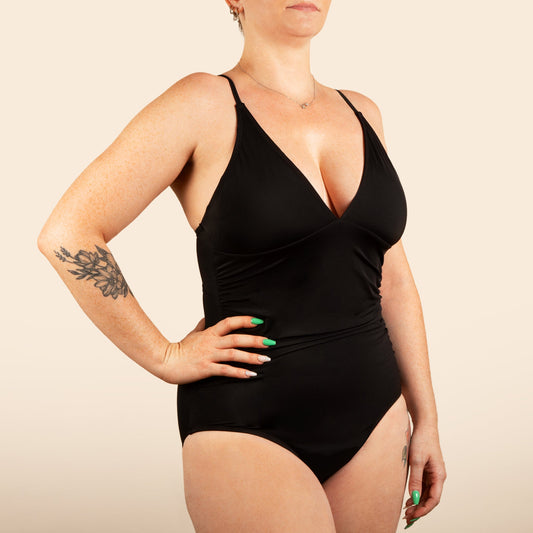 Maillot de bain menstruel Diane (Bretelles Réglables) - Nouveauté