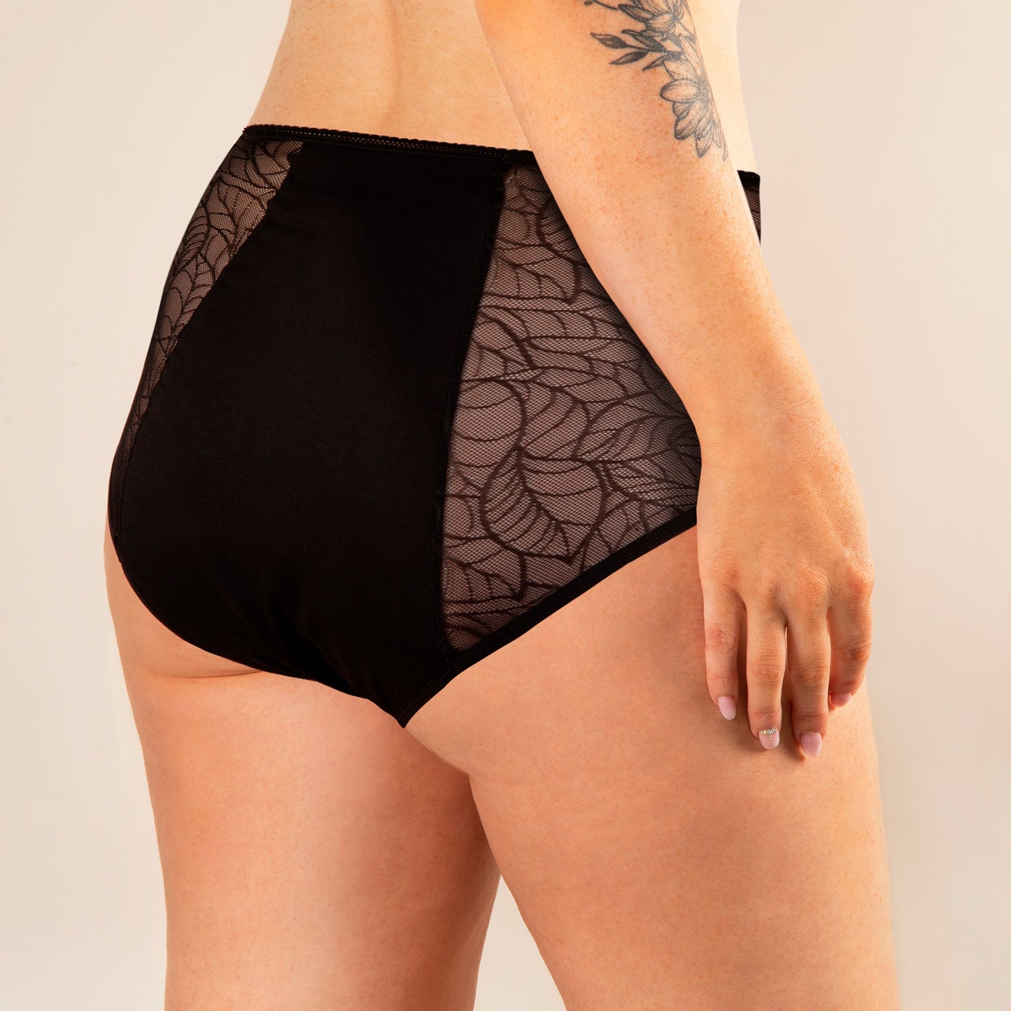 Culotte Menstruelle Flora taille haute (Nouveauté)