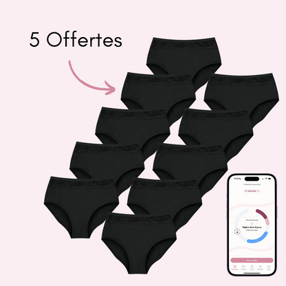 Culotte Menstruelle Clémence (taille haute) Nouveauté