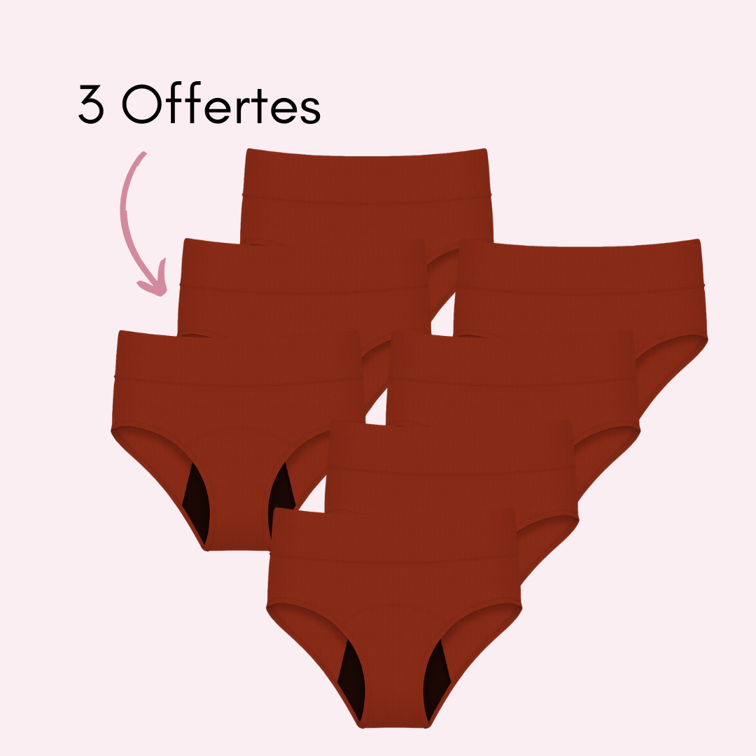 Culotte Menstruelle Respirante Ados Céleste