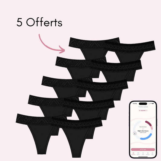 Pack Tanga : 5 Laura + 5 Marine Offerts