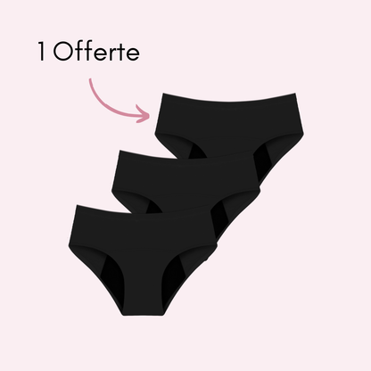 Culotte Menstruelle Nina sans coutures (taille haute)
