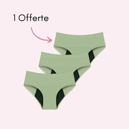 Culotte Menstruelle Nina sans coutures (taille haute) - Edition Limitée