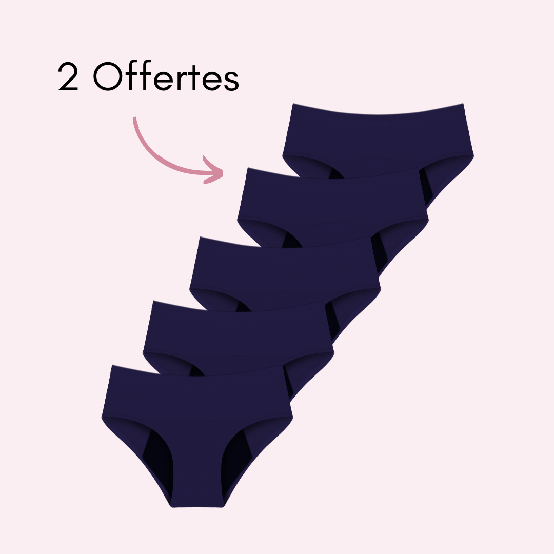 Culotte Menstruelle Nina sans coutures (taille haute) - Edition Limitée