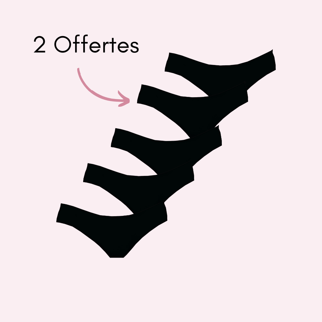 Culotte Menstruelle Roxane sans coutures (spéciale été☀️)